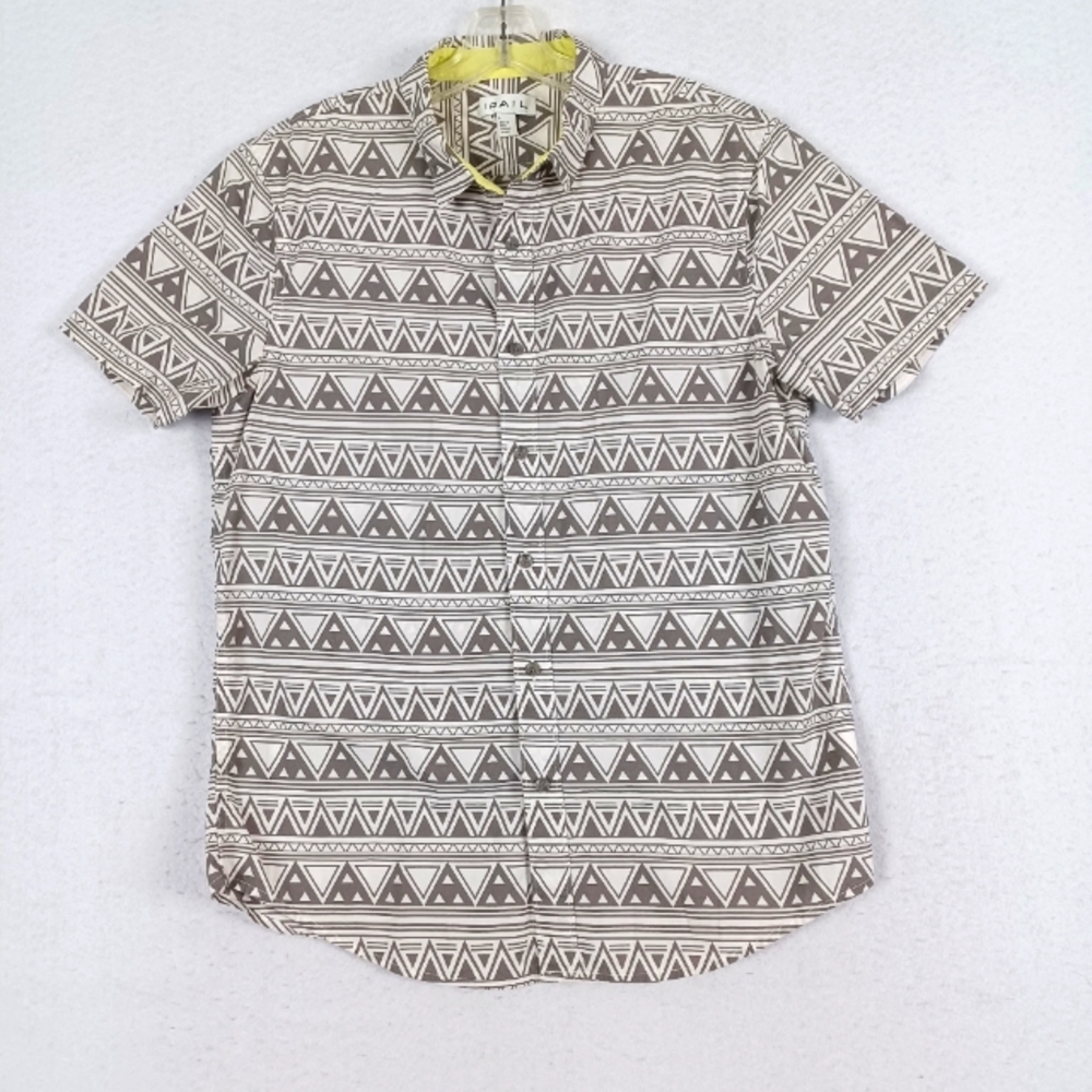 The Rail Short Sleeve Button Up Shirt Sz L
